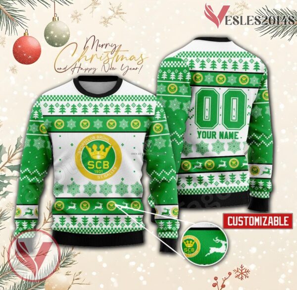 SC Brühl Custom Ugly Christmas Sweater, Unique Gift For Fans - Vesles2014s