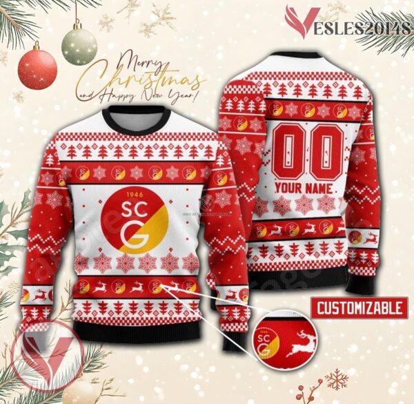 SC Goldau Custom Ugly Christmas Sweater, Unique Gift For Fans - Vesles2014s