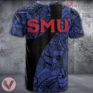 SMU Mustangs NCAA Polynesian Pattern Shirt, Unique Gifts For Fans - Vesles2014s 1