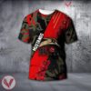 SMU Mustangs NCAA With Red Poppy Flower 3D Shirt, Unique Gift For Fans - Vesles2014S
