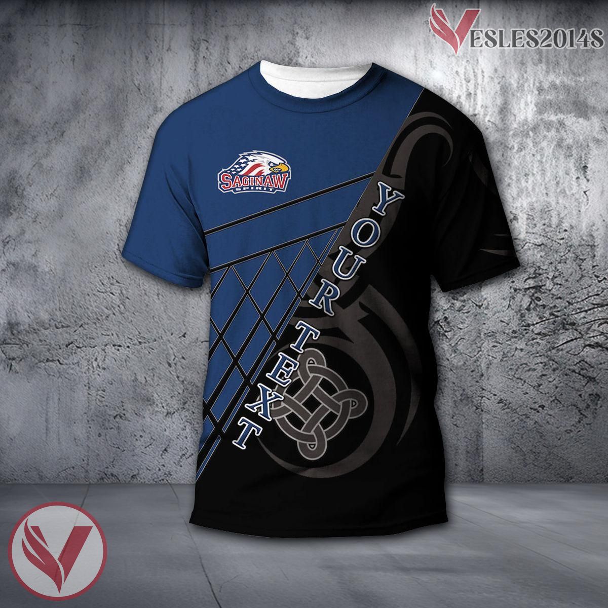 Saginaw Spirit Customizable Shirt, CA Hockey Sport Gifts For Fans - Vesles2014s