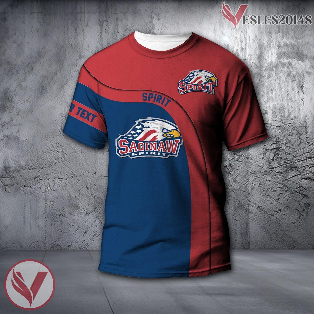 Saginaw Spirit Personalized Shirt, CA Hockey Sport Gifts For Fans - Vesles2014s