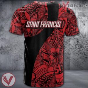 Saint Francis Red Flash NCAA Polynesian Pattern Shirt, Unique Gifts For Fans - Vesles2014s 1