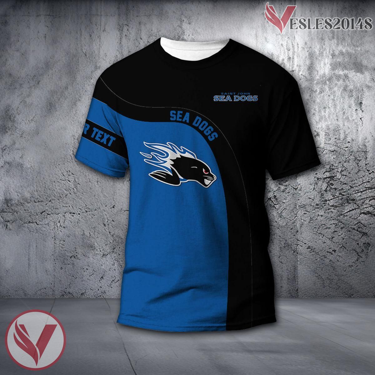 Saint John Sea Dogs Personalized Shirt, CA Hockey Sport Gifts For Fans - Vesles2014s