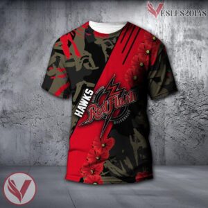 Saint Josephs Hawks NCAA With Red Poppy Flower 3D Shirt, Unique Gift For Fans - Vesles2014S