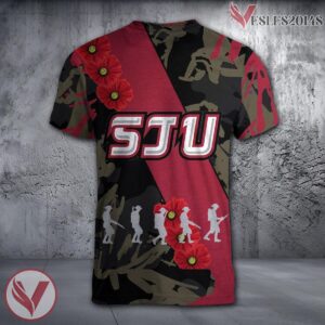 Saint Louis Billikens NCAA With Red Poppy Flower 3D Shirt, Unique Gift For Fans - Vesles2014S 1