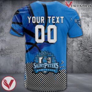 Saint Peters Peacocks Basketball Grunge Pattern Unique Personalized T Shirts - Vesles2014S 1