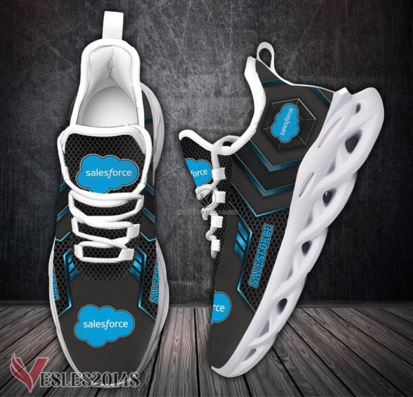Salesforce Logo Custom Shoes Style 2, Best Running Shoes For Fans - Vesles2014S 1
