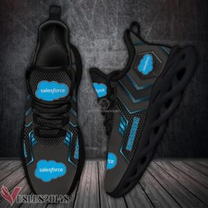 Salesforce Logo Custom Shoes Style 2, Best Running Shoes For Fans - Vesles2014S