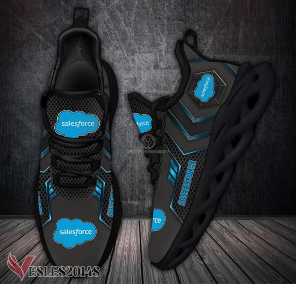 Salesforce Logo Custom Shoes Style 2, Best Running Shoes For Fans - Vesles2014S
