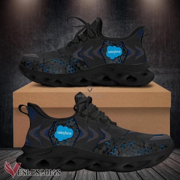 Salesforce Logo Custom Shoes Style 6, Best Running Shoes For Fans - Vesles2014S