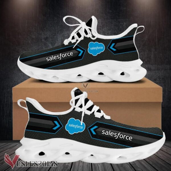 Salesforce Logo Custom Shoes Style 7, Best Running Shoes For Fans - Vesles2014S 1