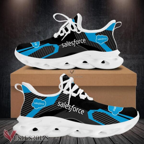 Salesforce Logo Custom Shoes Style 8, Best Running Shoes For Fans - Vesles2014S 1