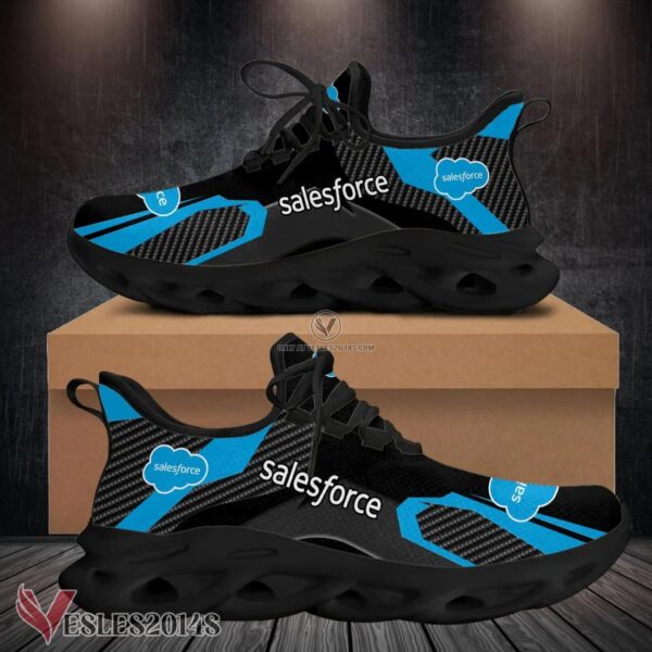 Salesforce Logo Custom Shoes Style 8, Best Running Shoes For Fans - Vesles2014S