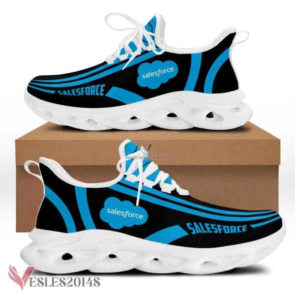 Salesforce Logo Custom Shoes Style 9, Best Running Shoes For Fans - Vesles2014S 1