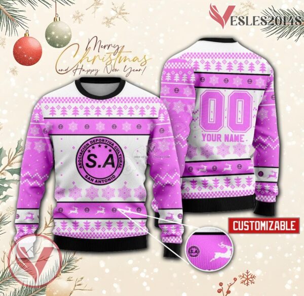 San Antonio Volleyball Custom Ugly Christmas Sweater, Unique Gift For Fans - Vesles2014s
