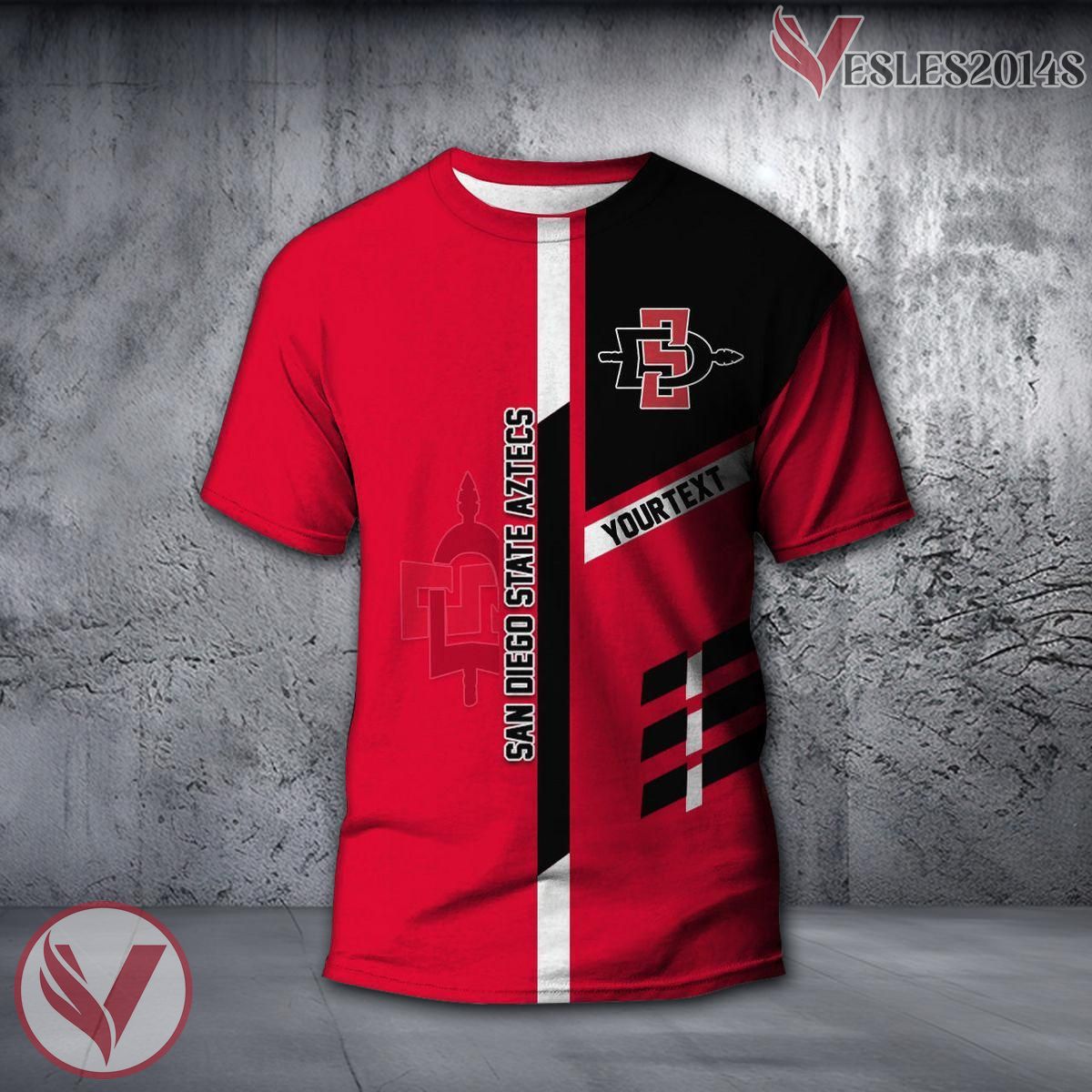 San Diego State Aztecs Personalized Shirt, Unique Gifts For NCAA Fans - Vesles2014s