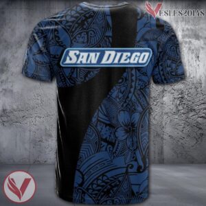 San Diego Toreros NCAA Polynesian Pattern Shirt, Unique Gifts For Fans - Vesles2014s 1
