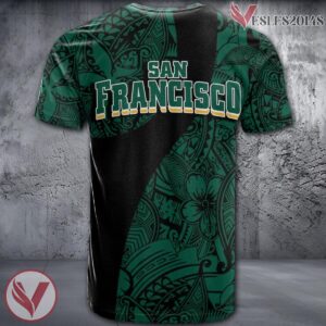 San Francisco Dons NCAA Polynesian Pattern Shirt, Unique Gifts For Fans - Vesles2014s 1