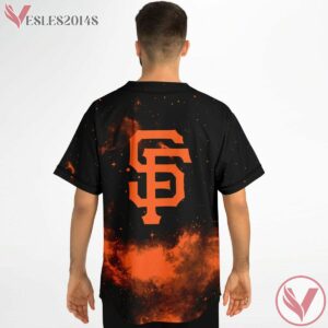 San Francisco Giant Orange Galaxy Lucas H custom Baseball Jersey - Vesles2014s 2