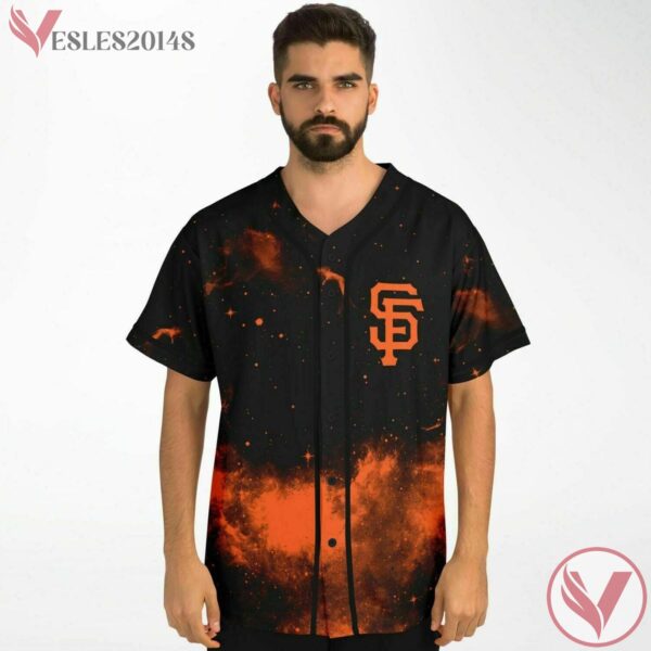 San Francisco Giant Orange Galaxy Lucas H custom Baseball Jersey - Vesles2014s 3