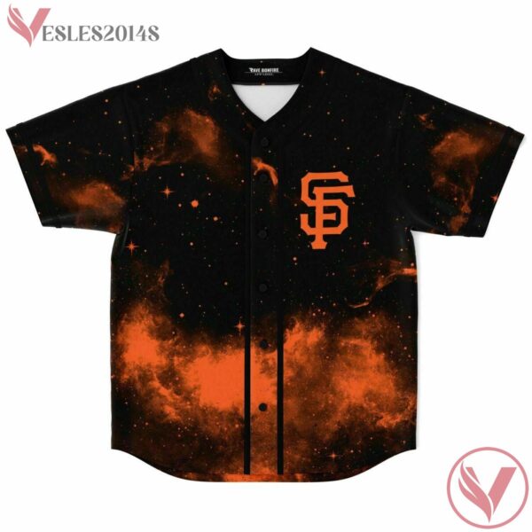 San Francisco Giant Orange Galaxy Lucas H custom Baseball Jersey - Vesles2014s