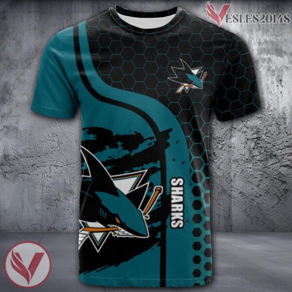 San Jose Sharks Sport Team Shirt, Perfect Gifts For NHL Fans - Vesles2014s