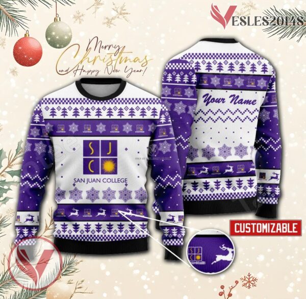 San Juan College Custom Ugly Christmas Sweater, Unique Gift For Fans - Vesles2014s