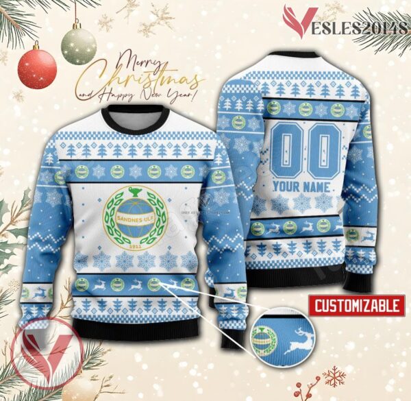 Sandnes Ulf Custom Ugly Christmas Sweater, Unique Gift For Fans - Vesles2014s