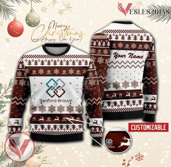 Sanford Brown Custom Ugly Christmas Sweater, Unique Gift For Fans - Vesles2014s