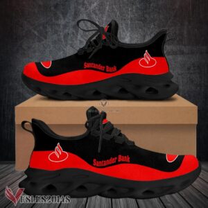 Santander Bank Logo Custom Shoes Style 2, Best Running Shoes For Fans - Vesles2014S