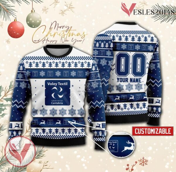 Santanderina Volleyball Custom Ugly Christmas Sweater, Unique Gift For Fans - Vesles2014s