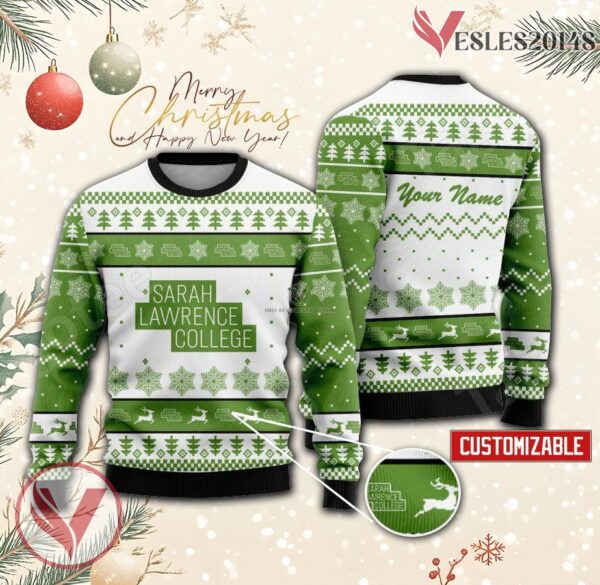 Sarah Lawrence College Custom Ugly Christmas Sweater, Unique Gift For Fans - Vesles2014s