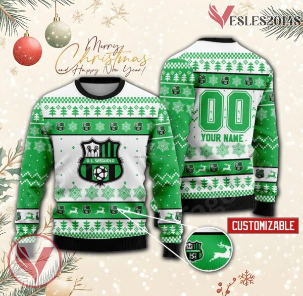 Sassuolo Custom Ugly Christmas Sweater, Unique Gift For Fans - Vesles2014s