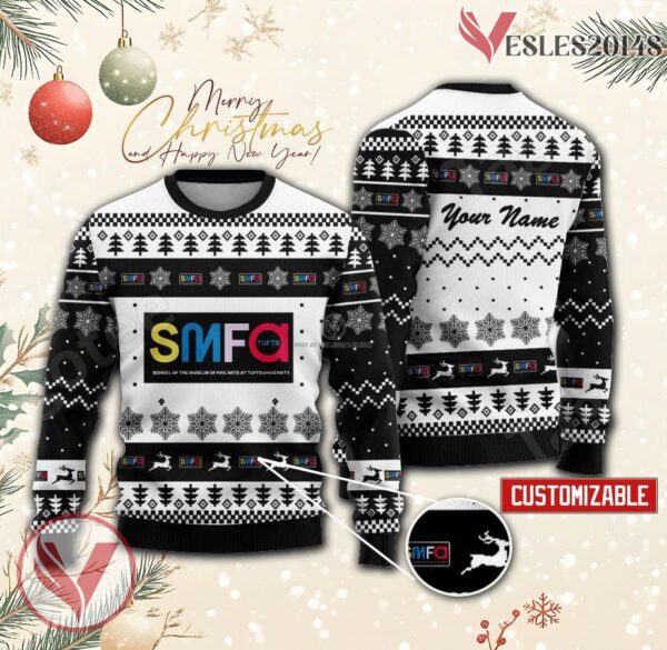 School of the Museum of Fine Arts at Tufts University Custom Ugly Christmas Sweater, Unique Gift For Fans - Vesles2014s