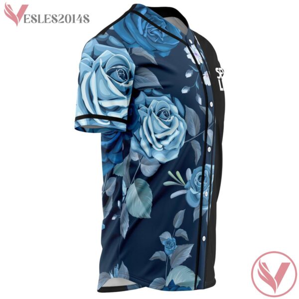 Seven lions Blue Flowery Split Baseball jersey - Vesles2014s 3