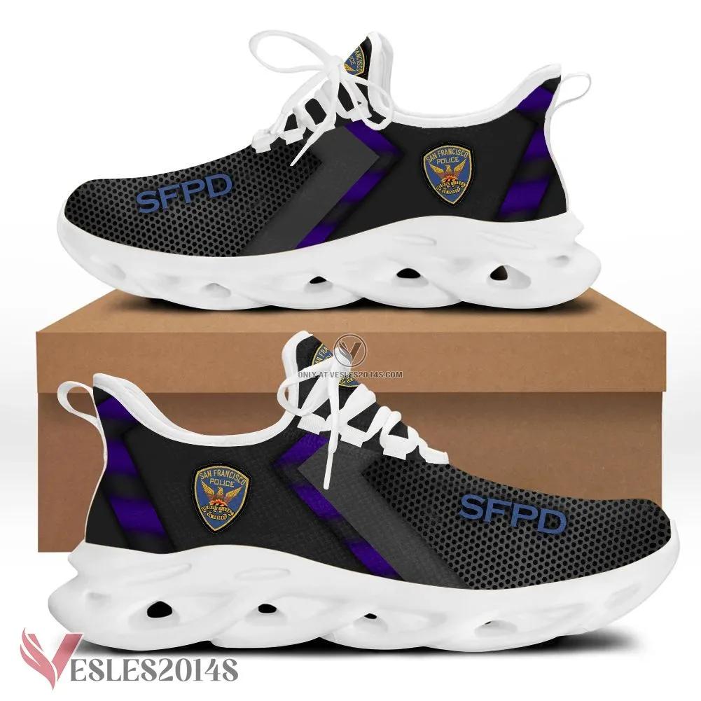 Sfpd Logo Custom Shoes, Best Running Shoes For Fans - Vesles2014S 1