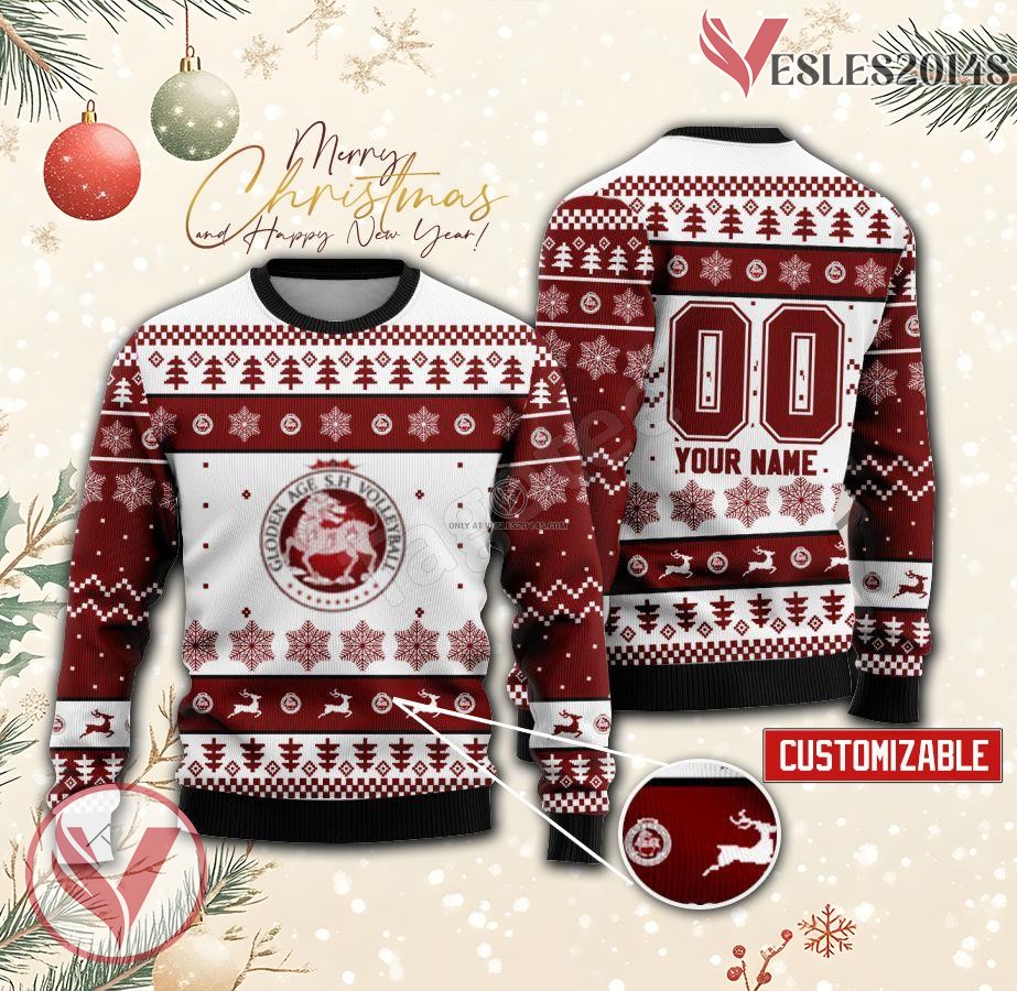 Shanghai Volleyball Custom Ugly Christmas Sweater, Unique Gift For Fans - Vesles2014s