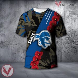 Siena Saints NCAA With Red Poppy Flower 3D Shirt, Unique Gift For Fans - Vesles2014S