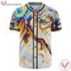 Slander Trippy Coloful Acid Psychedelic Baseball Jersey For EDM Festivals - Vesles2014s
