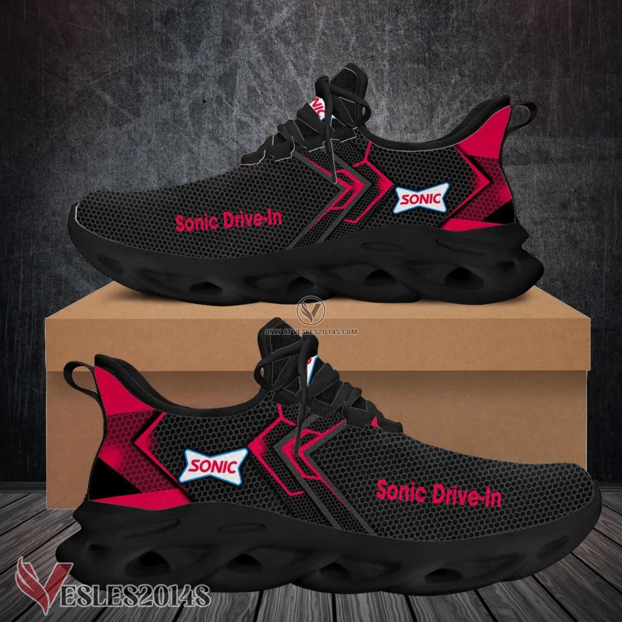 Sonic Drive-in Logo Custom Shoes Style 12, Best Running Shoes For Fans - Vesles2014S