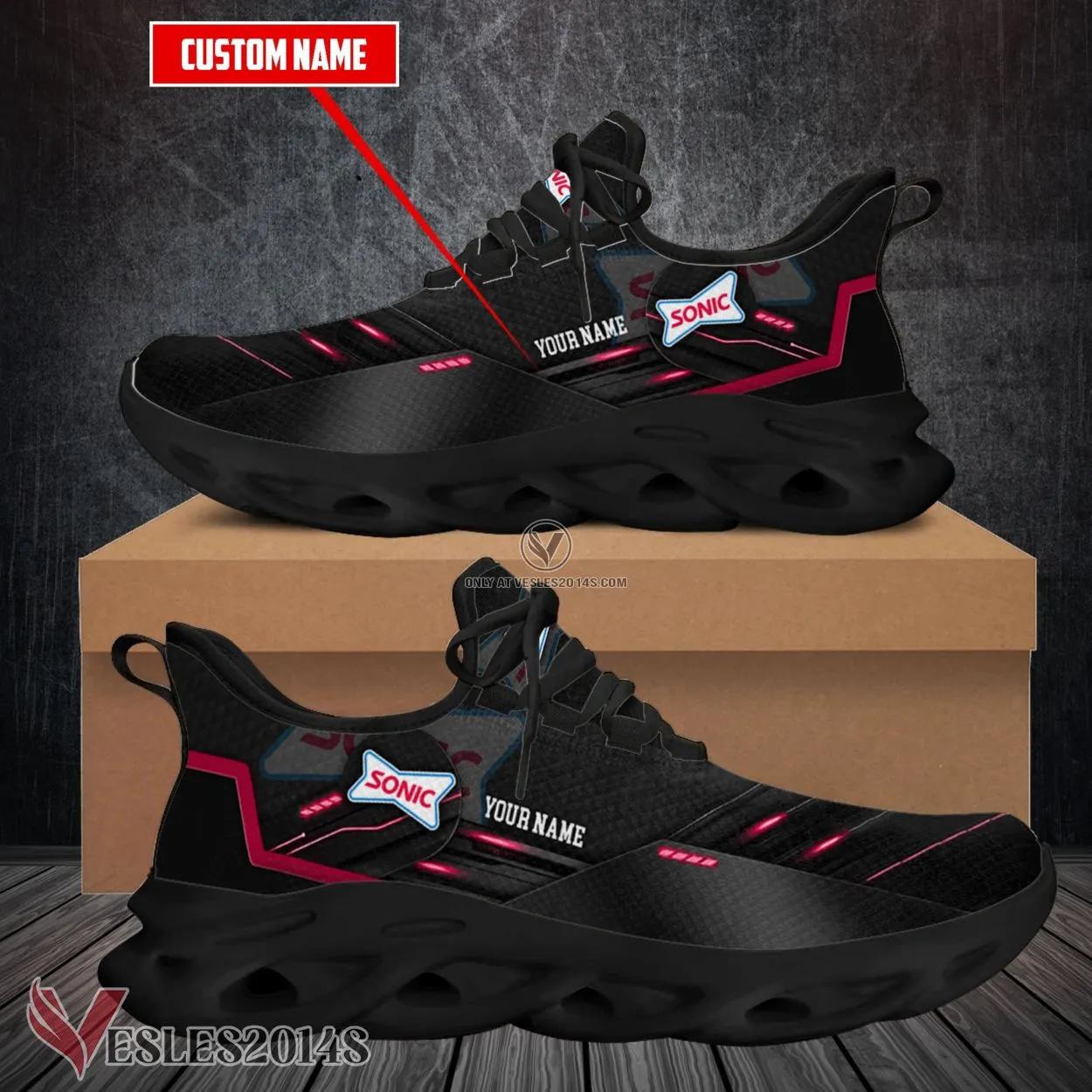 Sonic Drive-in Logo Custom Shoes Style 14, Best Running Shoes For Fans - Vesles2014S