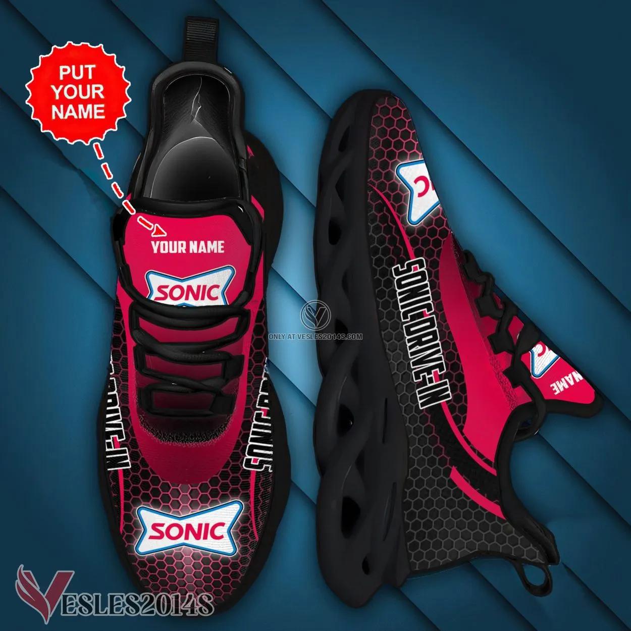 Sonic Drive-in Logo Custom Shoes Style 36, Best Running Shoes For Fans - Vesles2014S