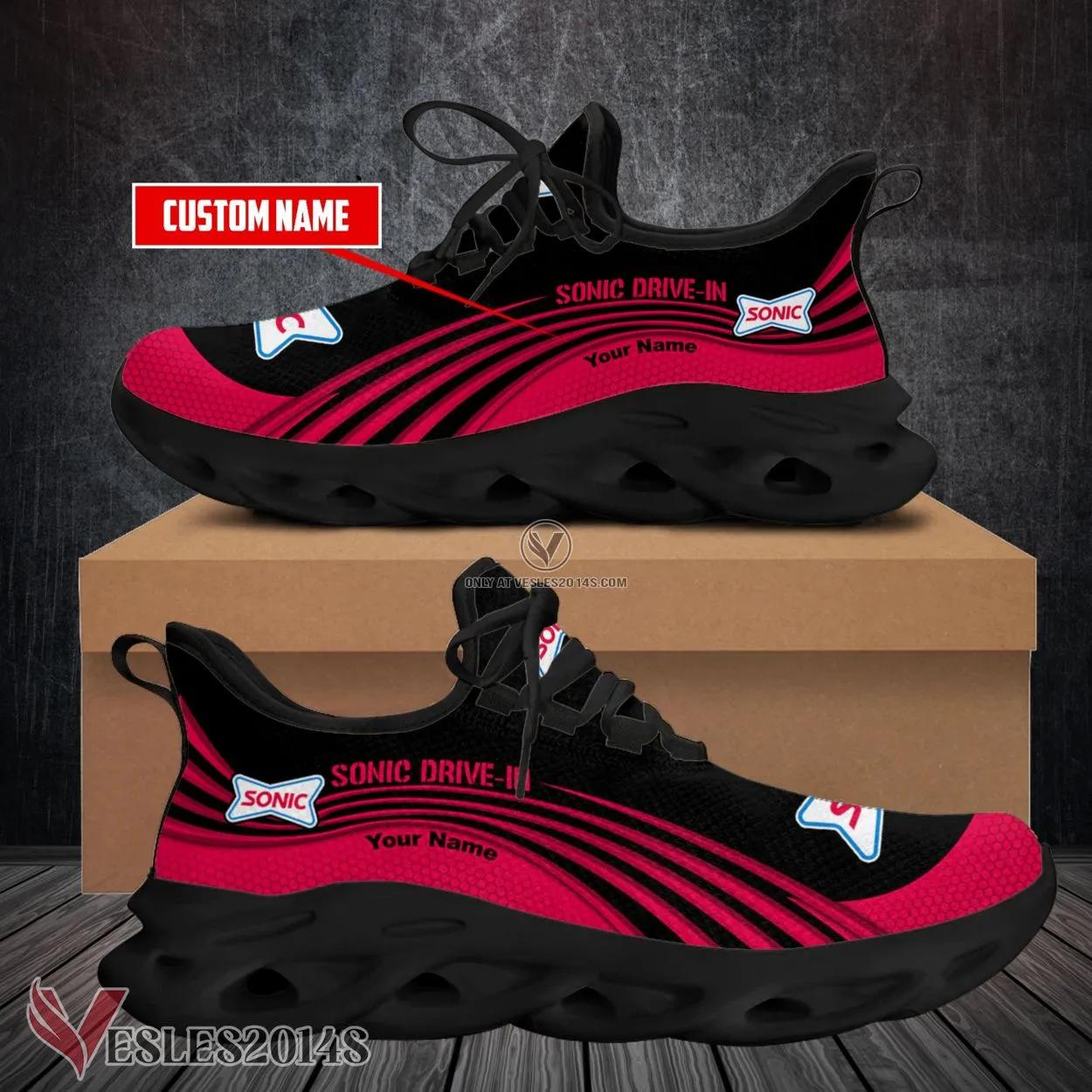 Sonic Drive-in Logo Custom Shoes Style 39, Best Running Shoes For Fans - Vesles2014S