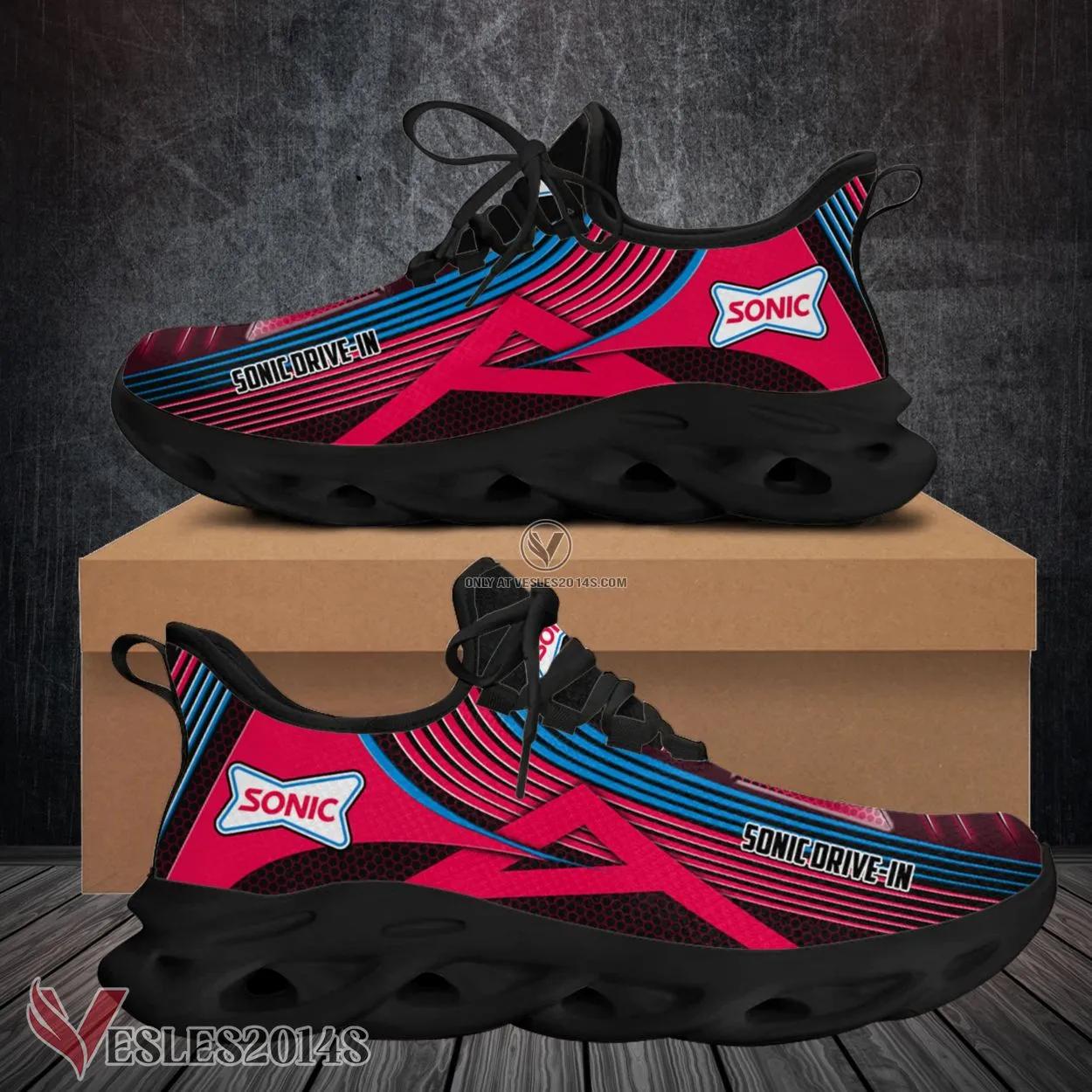 Sonic Drive-in Logo Custom Shoes Style 43, Best Running Shoes For Fans - Vesles2014S