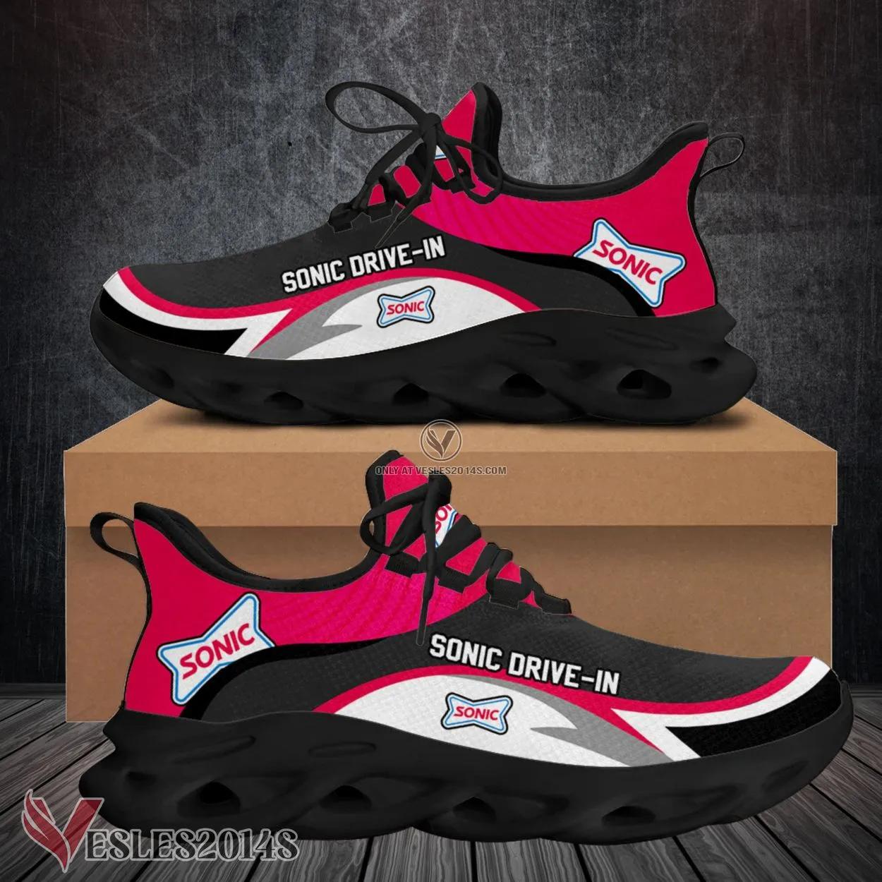Sonic Drive-in Logo Custom Shoes Style 46, Best Running Shoes For Fans - Vesles2014S