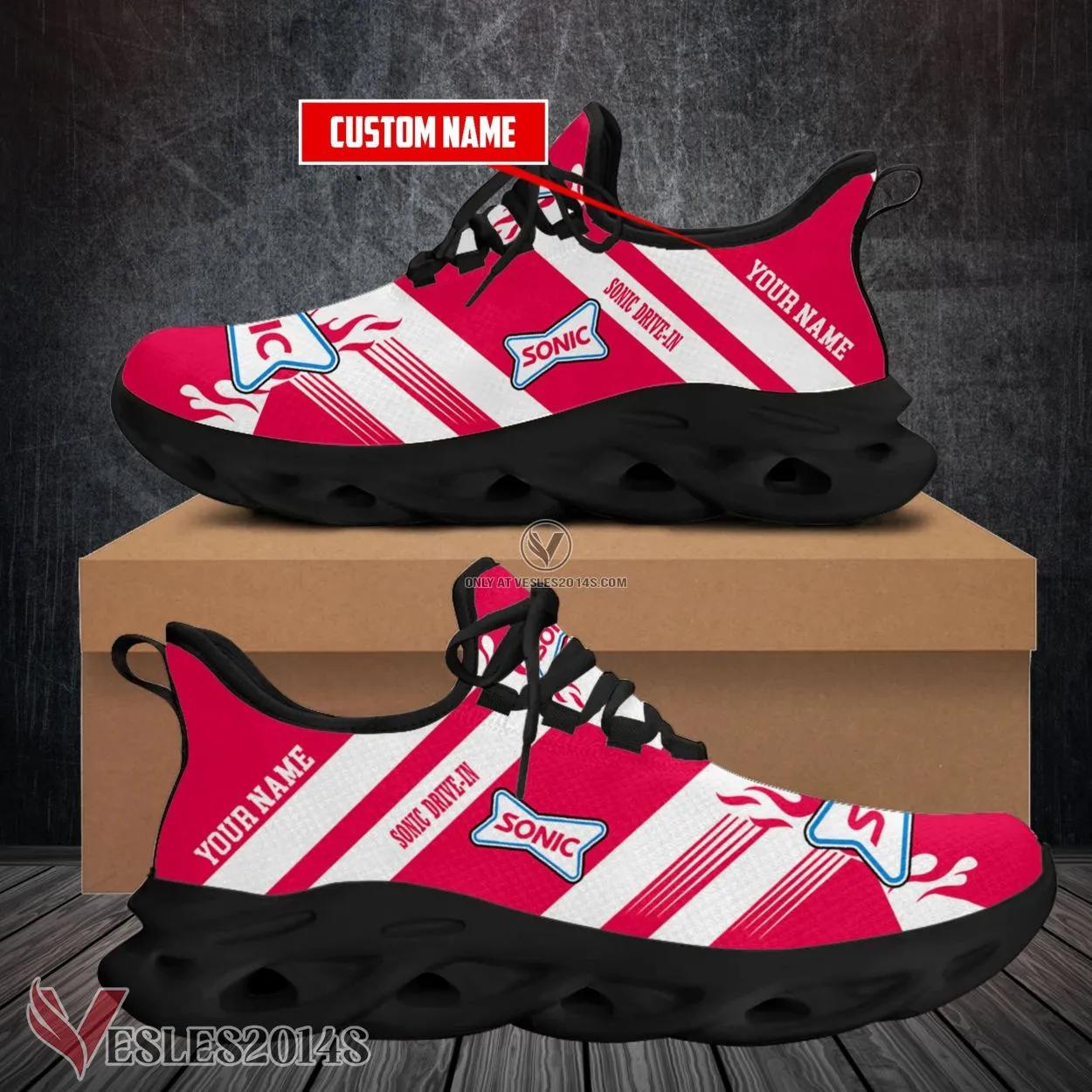 Sonic Drive-in Logo Custom Shoes Style 48, Best Running Shoes For Fans - Vesles2014S