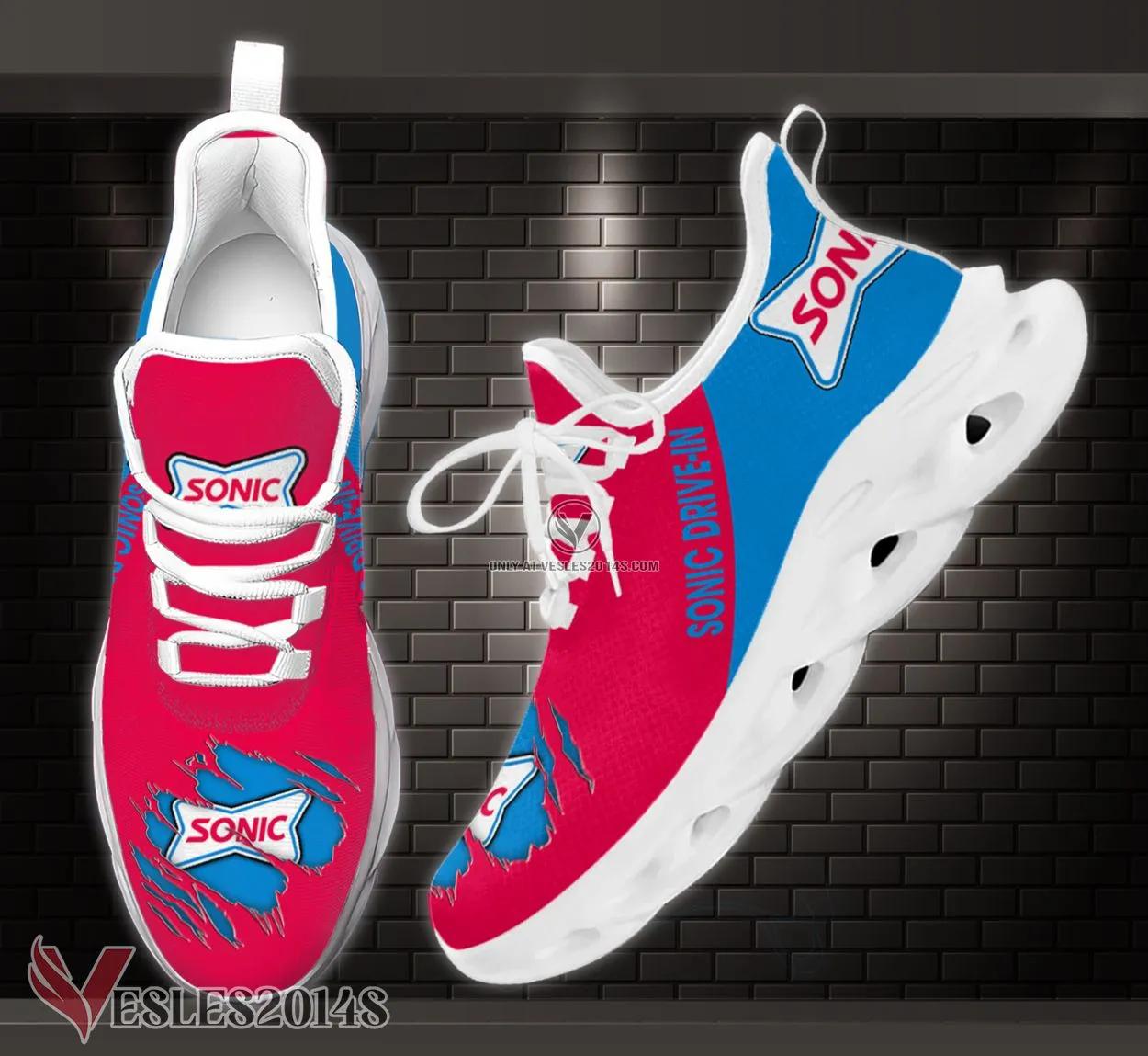 Sonic Drive-in Logo Custom Shoes Style 51, Best Running Shoes For Fans - Vesles2014S 1