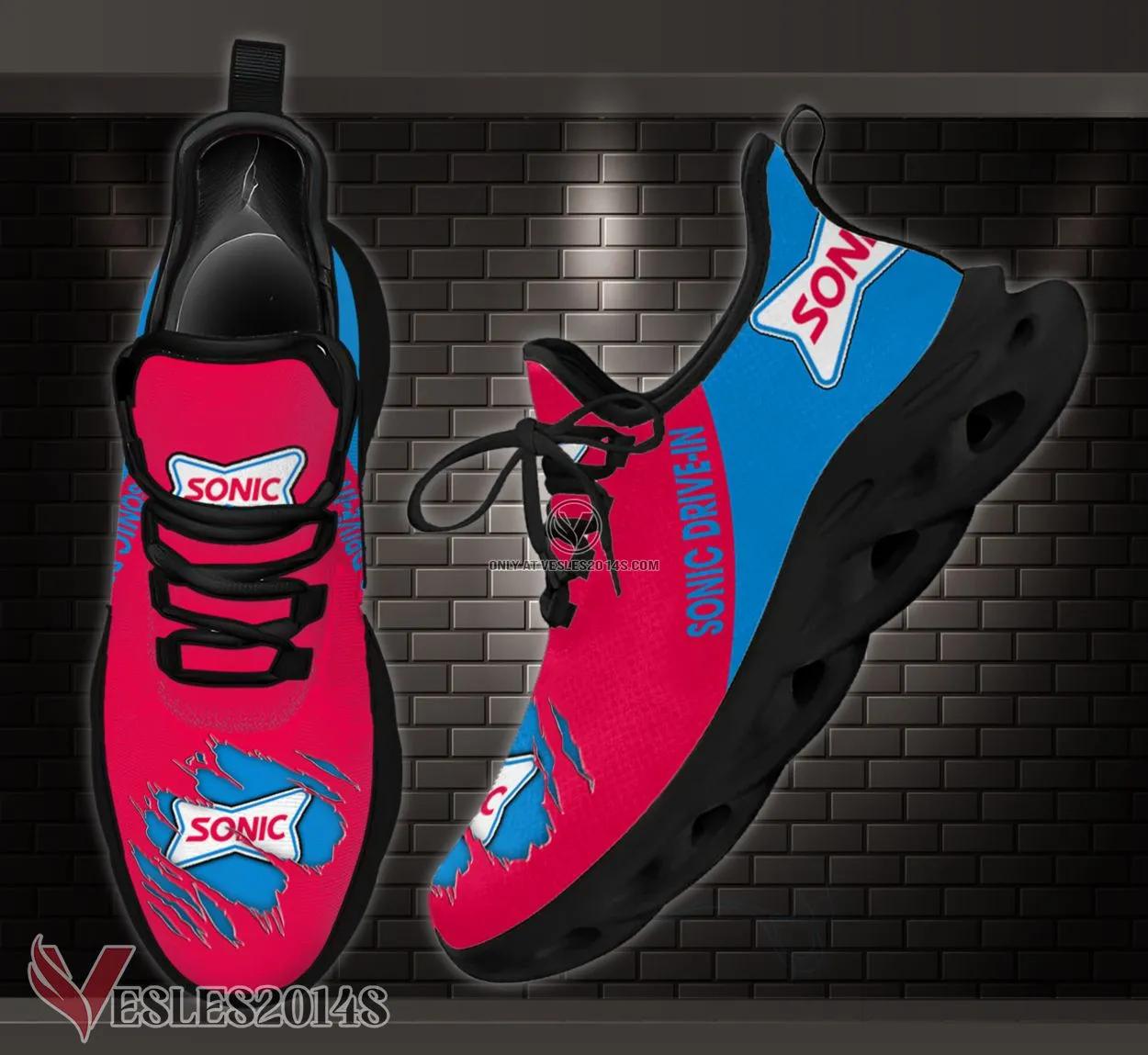 Sonic Drive-in Logo Custom Shoes Style 51, Best Running Shoes For Fans - Vesles2014S