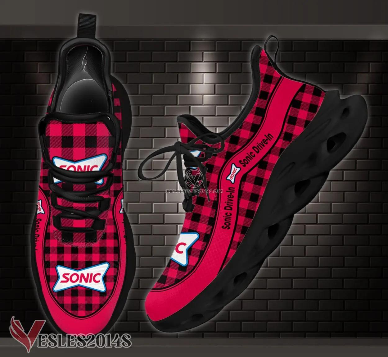 Sonic Drive-in Logo Custom Shoes Style 52, Best Running Shoes For Fans - Vesles2014S